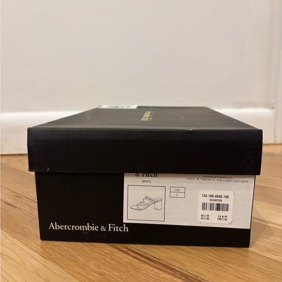 Abercrombie & Fitch White Strappy Heels - Picture 5 of 5